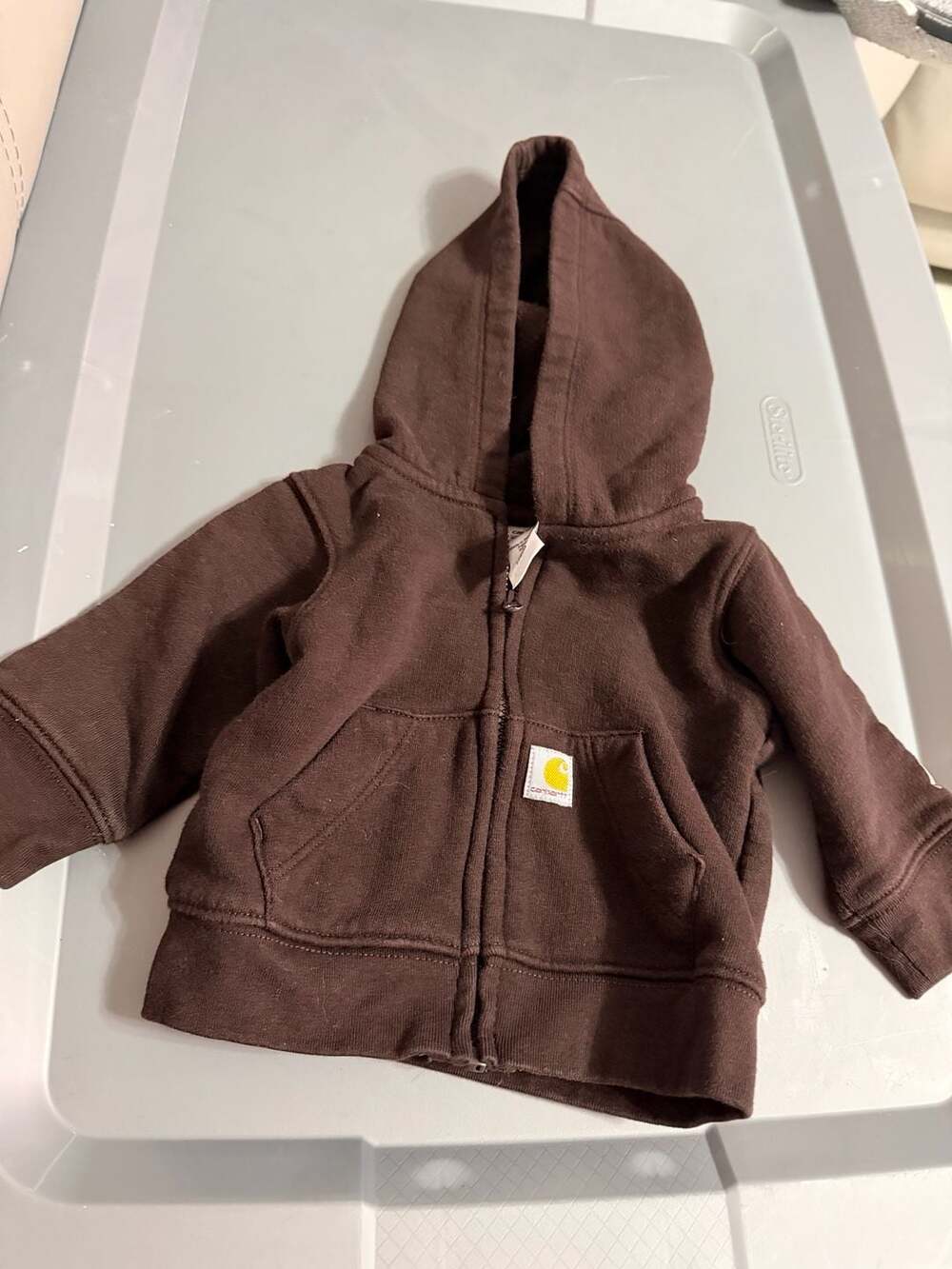 Carhartt Zip Up Hoodie Size 3M Infant Sweatshirt